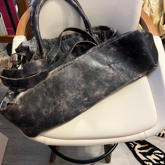 COPY - BED STU ROCKAWAY LEATHER BAG IN BLACK LUX - Picture 8 of 13